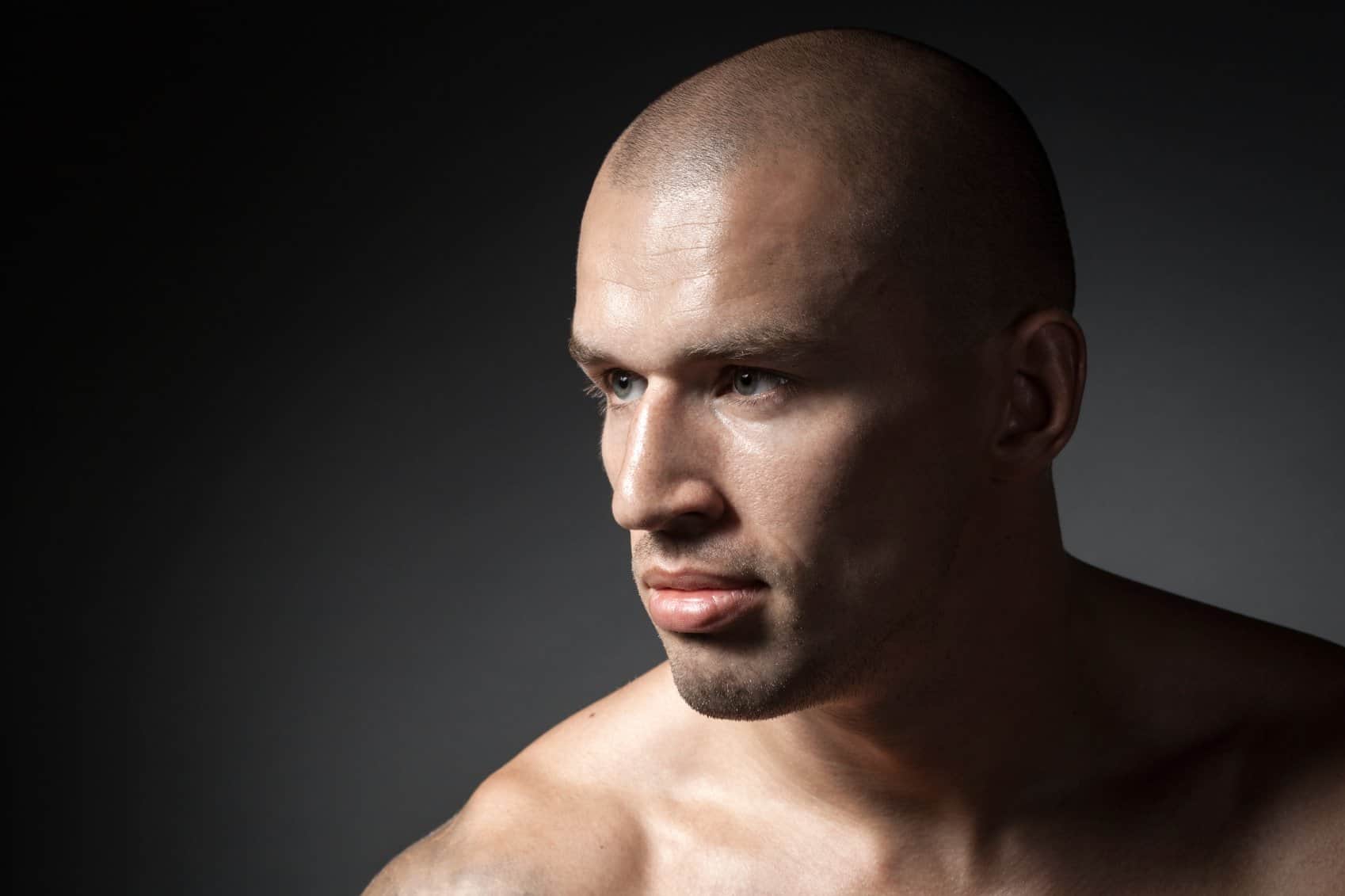 Man with Shaved Head