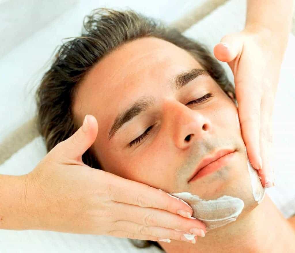Man Getting Facial