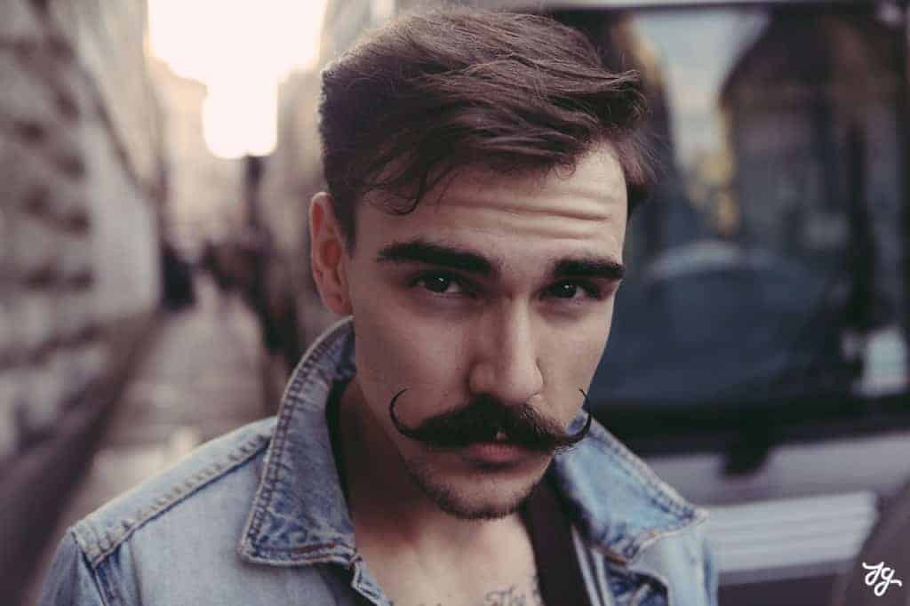 handlebar stache