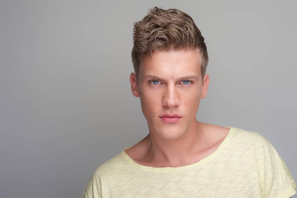 Short and Messy Men's Haircut
