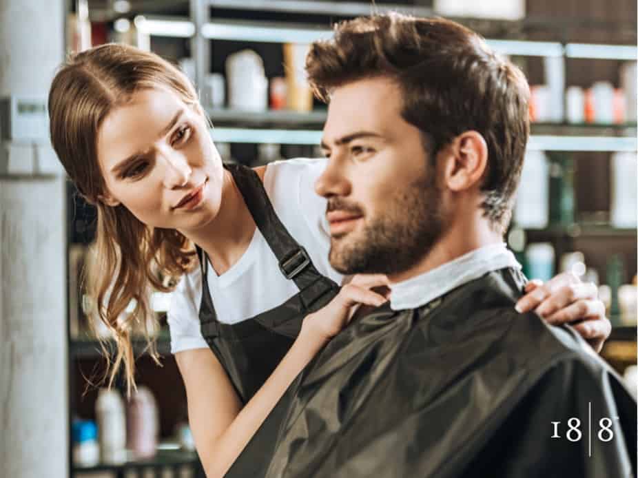 Man Getting A Style Consultation