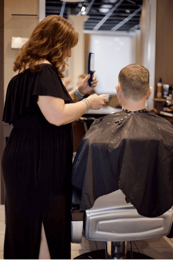 Precision men's styling at 18|8 Fine Men's Salons in 4S Ranch