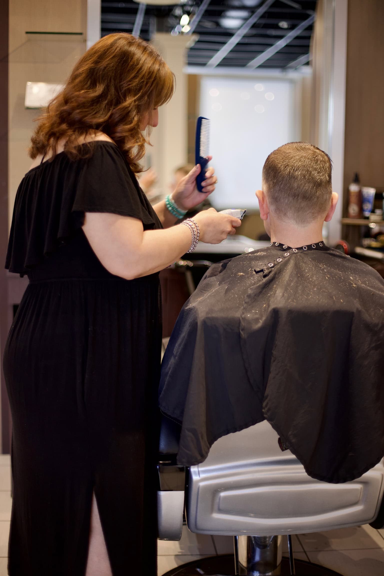 Precision clipper work at 18|8 Fine Men's Salons in San Diego
